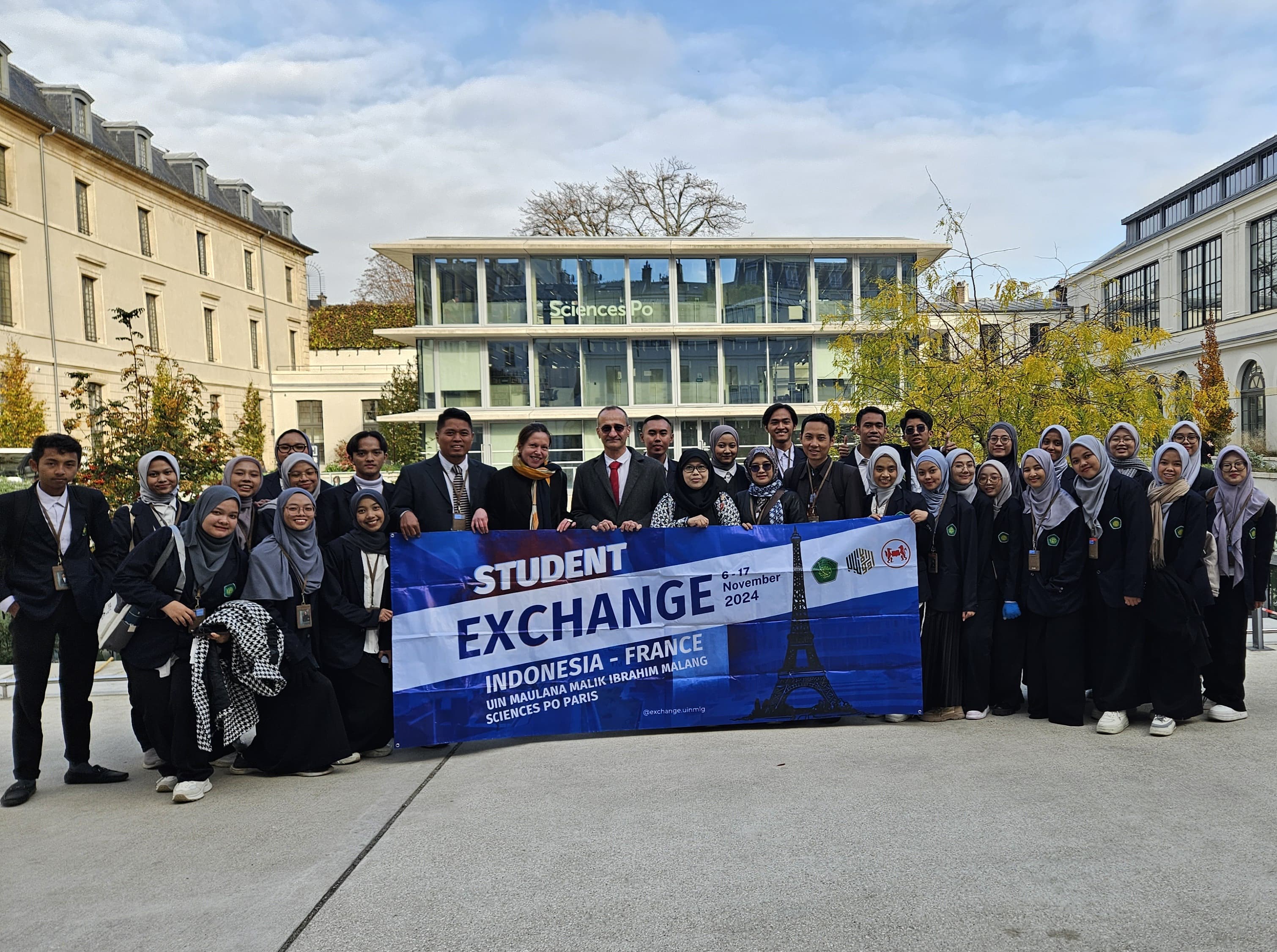 Antusiasme Delegasi Student Exchange 2024 Ikuti Proses Pembelajaran di SciencesPo Paris